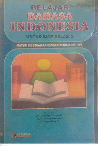 Image of Belajar Bahasa Indonesia Untuk SLTP kelas 3