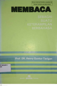 Image of Membaca  Sebagai Suatu Keterampilan Berbahasa