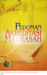 Image of Pedoman Akreditasi Madrasah : Departemen Agama RI